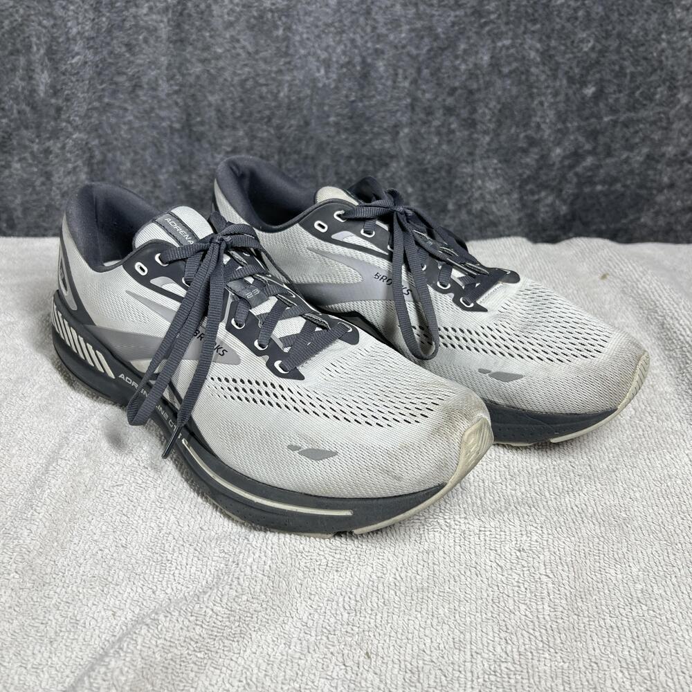 Brooks Adrenaline GTS 23 Shoes Mens Size 12 Gray Cushioned Running Sneaker
